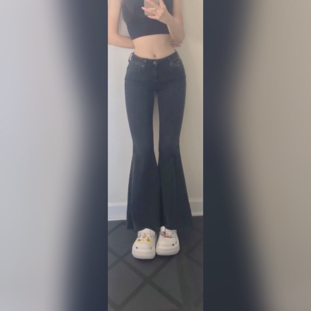 Black Flared jeans